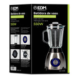 Standmixer EDM Schwarz 550 W 1,5 L