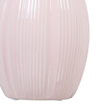 Vase 13 x 13 x 25,5 cm aus Keramik Rosa