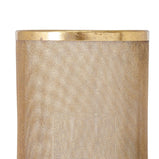 Kerzenschale Gold Metall 23 x 14 x 50 cm
