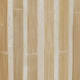 Kerzenschale Beige Bambus Holz MDF 10,5 x 10,5 x 21 cm