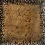Tablett für Snacks Aluminium Bronze 34 x 34 x 3 cm