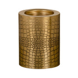 Kerzenschale Gold Metall 12 x 12 x 15 cm