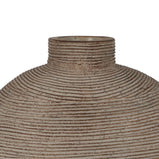 Vase Grau aus Keramik 24 x 12 x 30 cm