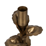 Kerzenschale Gold Eisen 11,5 x 11,5 x 40 cm
