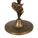 Kerzenschale Gold Eisen 11,5 x 11,5 x 40 cm