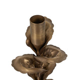Kerzenschale Gold Eisen 9,5 x 9,5 x 30 cm