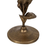 Kerzenschale Gold Eisen 9,5 x 9,5 x 30 cm