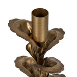 Kerzenschale Gold Eisen 9,5 x 9,5 x 21 cm