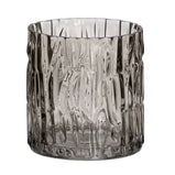 Vase Grau Kristall 12 x 12 x 12 cm