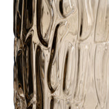 Vase Braun Kristall 14 x 14 x 14 cm