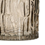 Vase Braun Kristall 14 x 14 x 14 cm
