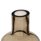 Vase Braun Kristall 8,5 x 8,5 x 23,5 cm