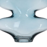 Vase Blau Kristall 18 x 7,5 x 21,5 cm