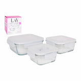 3 Lunchbox-Set LAV Kristall (8 Stück) (3 pcs)