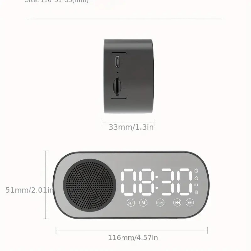 Wireless-Uhr HIFI-Soundqualität, FM-Radio