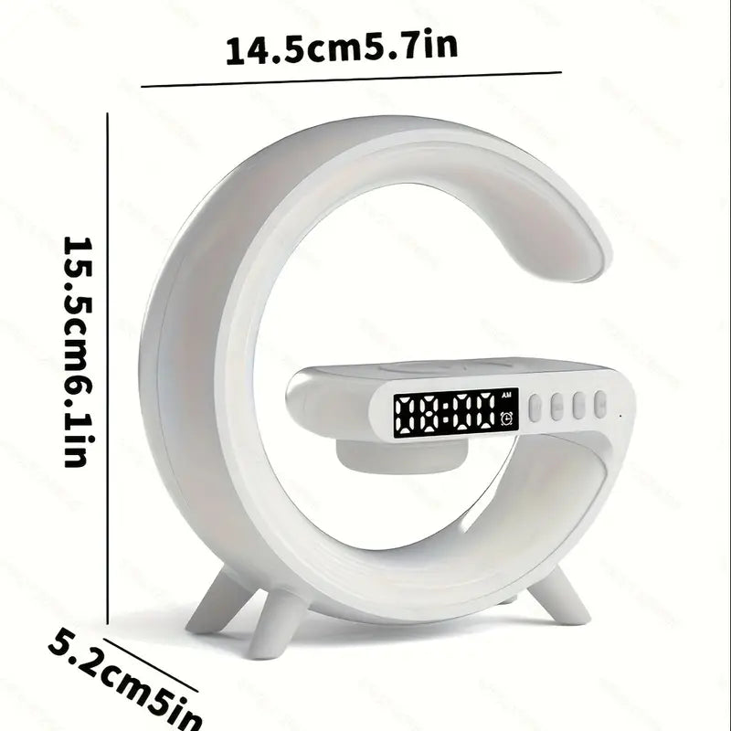 Intelligentes LED-Nachtlicht in G-Form Weiss