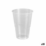 Mehrweg-Gläser-Set Algon Kunststoff Durchsichtig 12 Stücke 500 ml (18 Stück)