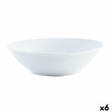 Salatschüssel Quid Basic aus Keramik Weiß (23 cm) (6 Stück)