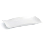 Flacher Teller Quid Gastro Fun Weiß aus Keramik 29,5 x 11 x 3 cm (6 Stück)