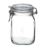 Lebensmittelbehälter Bormioli Rocco fido Durchsichtig Glas (1 L) (6 Stück)