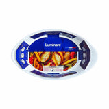 Kochschüssel Luminarc Smart Cuisine Oval Weiß Glas 21 x 13 cm (6 Stück)