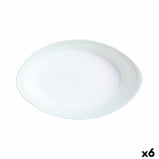Kochschüssel Luminarc Smart Cuisine Oval Weiß Glas 21 x 13 cm (6 Stück)