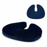 Kissen mit Füllung Speicherfunktion Sitzplatz Blau 36 x 5 x 47 cm (6 Stück)