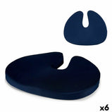 Kissen mit Füllung Speicherfunktion Sitzplatz Blau 36 x 5 x 47 cm (6 Stück)
