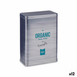 Müslispender Organic Grau Weißblech 12 x 24,7 x 17,6 cm (12 Stück)