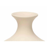Vase Beige aus Keramik 21 x 39 x 21 cm (2 Stück) Streifen