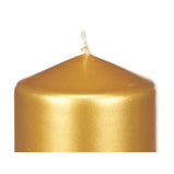 Kerze Gold 7 x 20 x 7 cm (12 Stück)