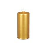 Kerze Gold 9 x 20 x 9 cm (8 Stück)