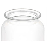 Topf Durchsichtig Glas 600 ml (12 Stück) mit Deckel