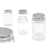 Salz-und Pfefferstreuer Durchsichtig Glas 5 x 8,5 x 5 cm (48 Stück) rund
