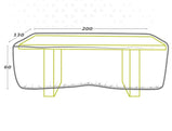 Schutzhülle Aktive Tische 200 x 60 x 130 cm (6 Stück)