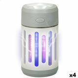 2 in 1 Wiederaufladbare Anti-Mücken-Lampe mit LED Aktive 7 x 13 x 7 cm (4 Stück)