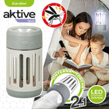 2 in 1 Wiederaufladbare Anti-Mücken-Lampe mit LED Aktive 7 x 13 x 7 cm (4 Stück)