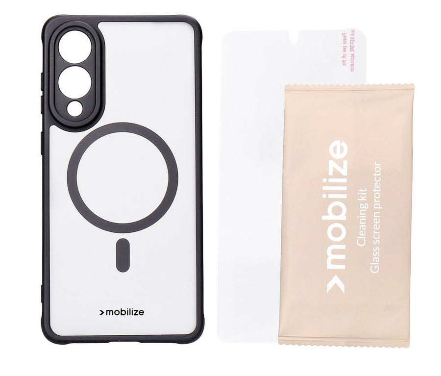 Protection Pack passend für Samsung S25 Edge Clear Black Case und Displayschutz