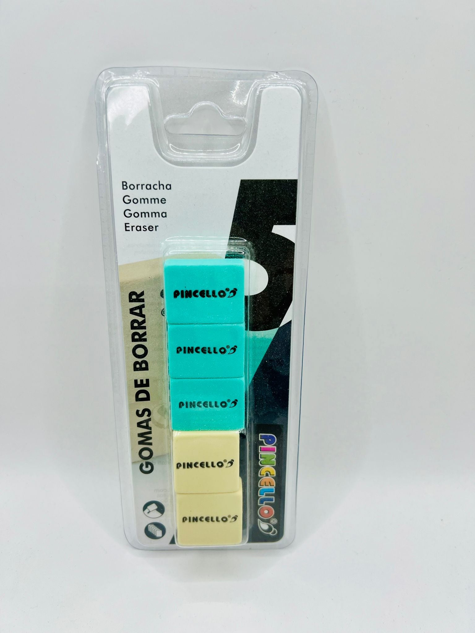 Radiergummi Pincello (5 Stücke)