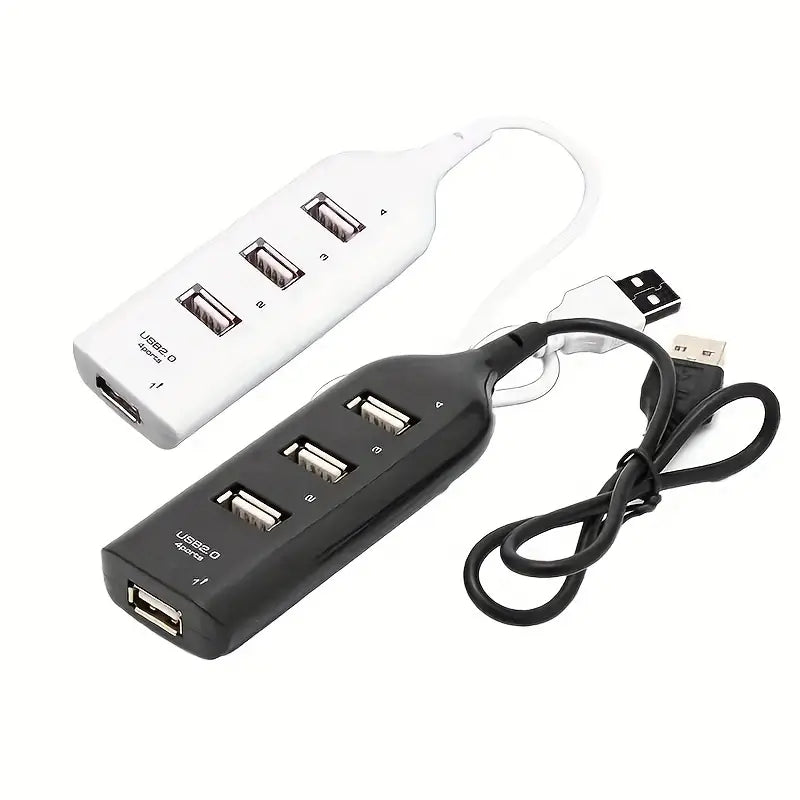 2.0 Multi-USB Hub Splitter 4-Port USB Hub Verteiler Adapter Laptop PC