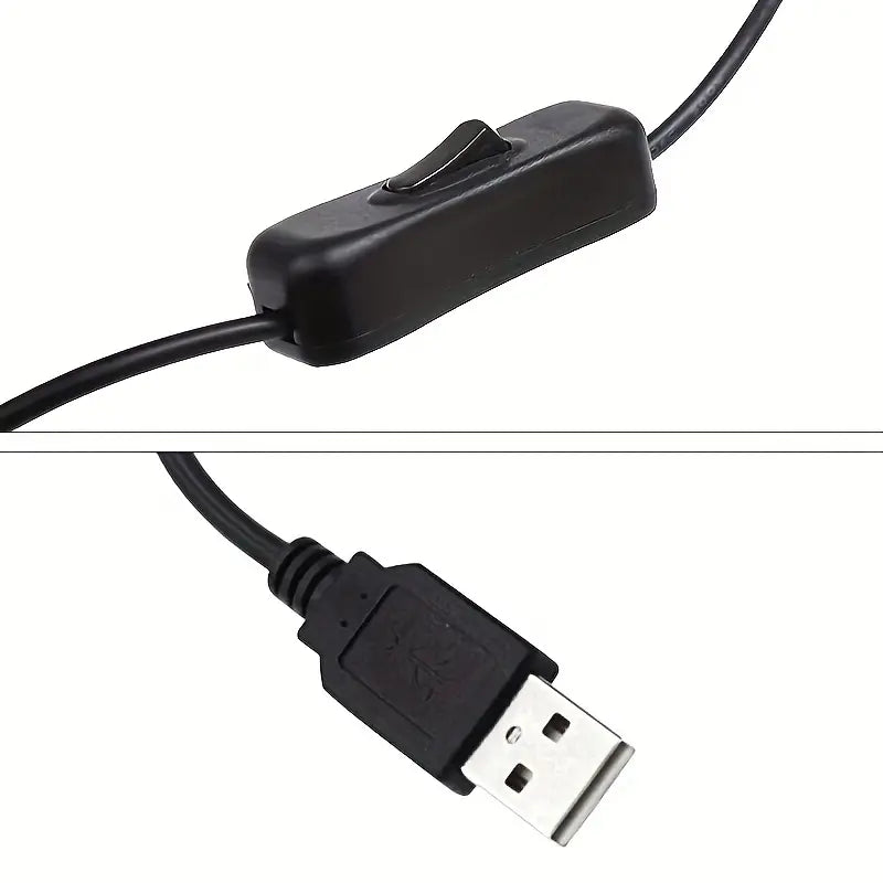 USB Stecker Männlich zu Buchse Adapter Kabel mit ein/aus Schalter