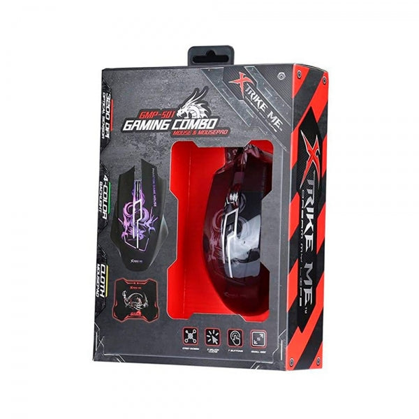 Gaming-Maus und Unterlage Xtrike Me