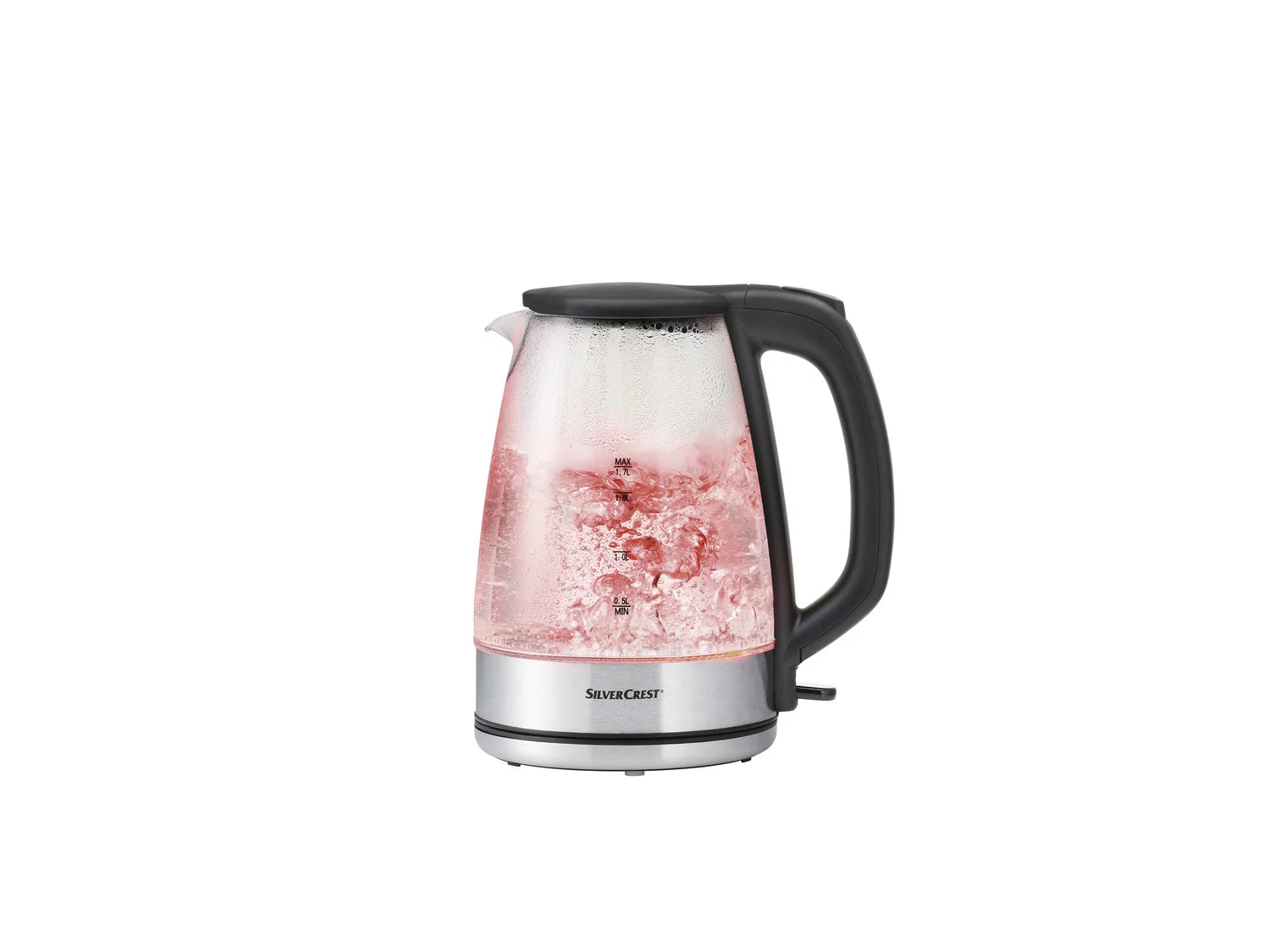 SILVERCREST  Wasserkocher Glas 3000 W 1,7L & Temperatur LED Farbe