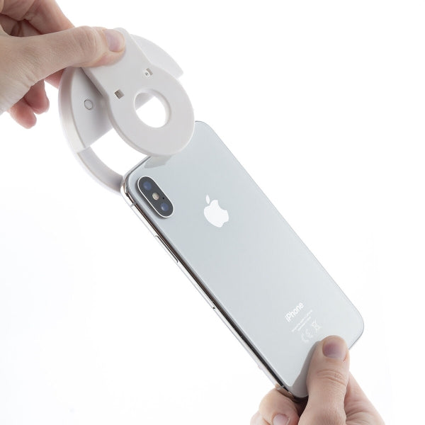 Lichtring für Selfies, wiederaufladbar Instahoop