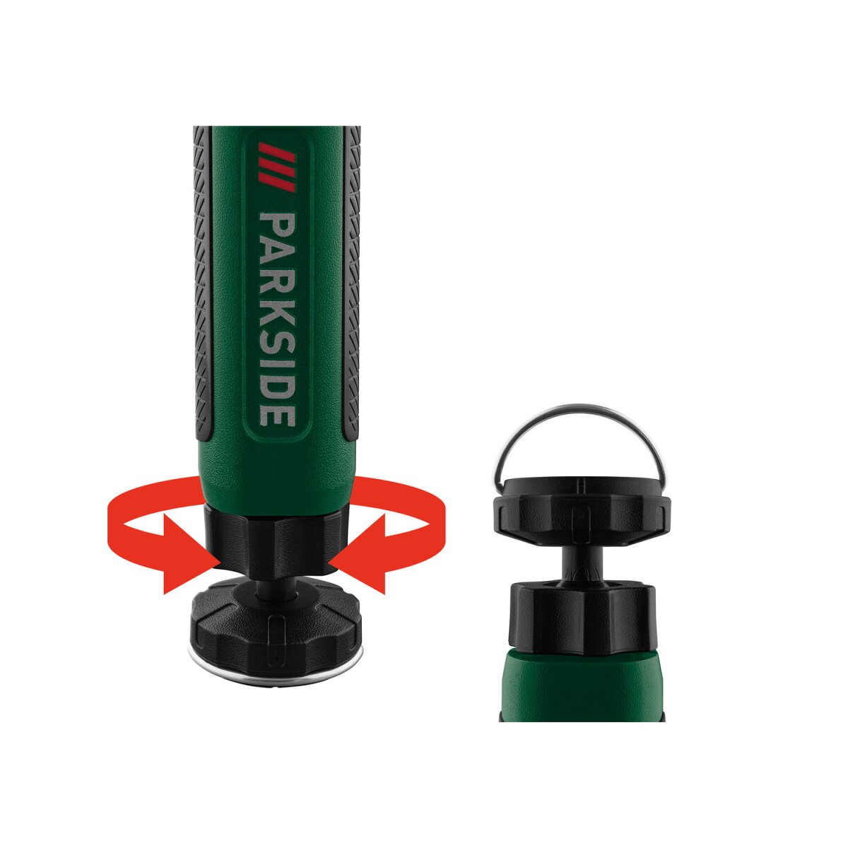 LED-Akku-Klappleuchte PSDD 2000 A3 inkl. USB-C-Ladekabe