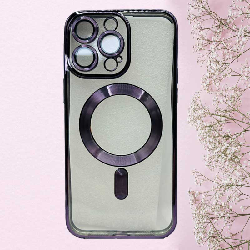 Transparente Handyhülle geeignet für IPhone Lila