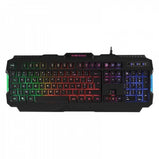 Gaming Tastatur Mars Gaming MRK0FR RGB Schwarz