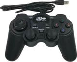 Gamepad Shock JoyPad Controller für PC mit Kabel USB Joystick